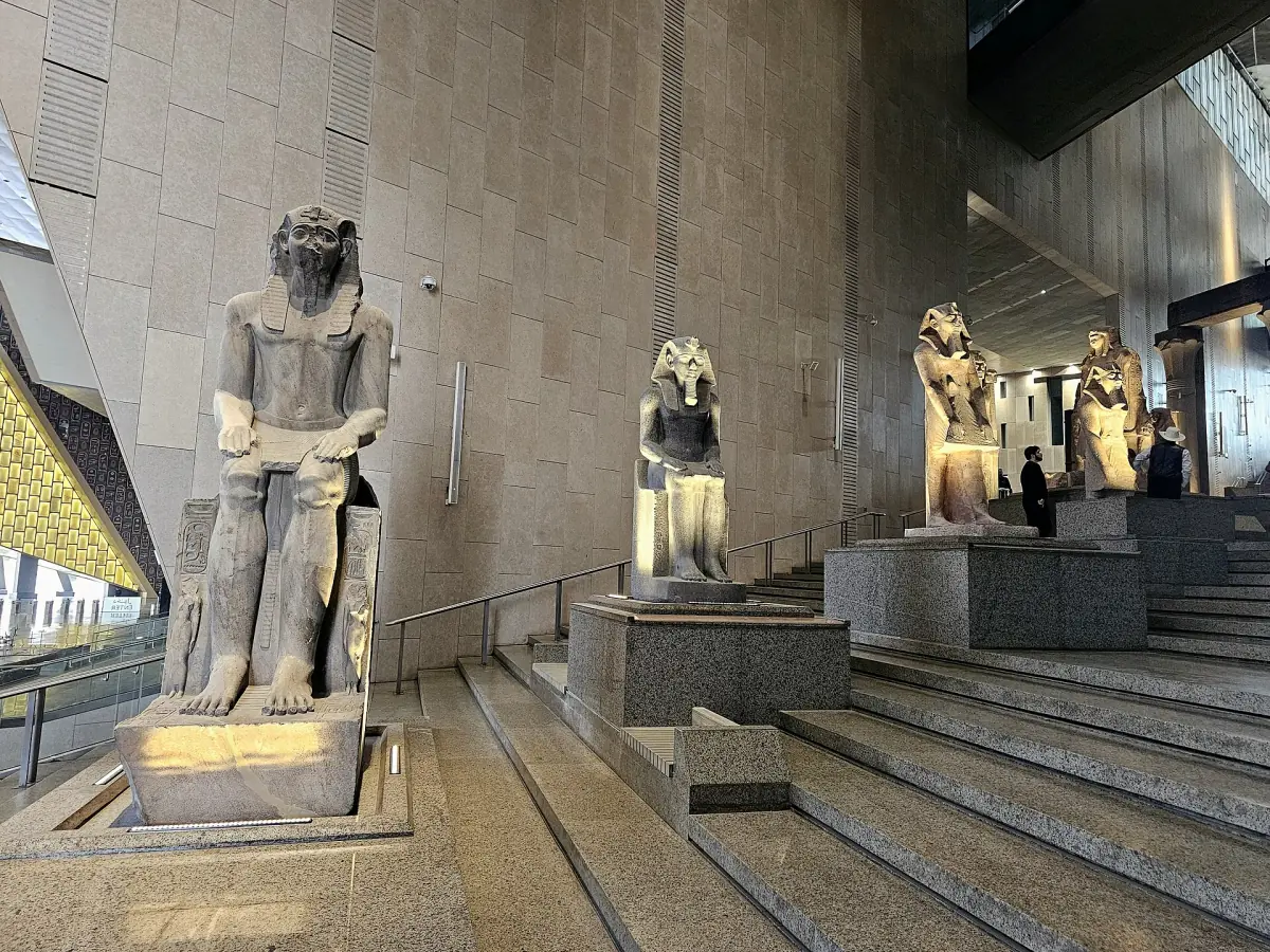 The Grand Staircase of the Grand Egyptian Museum
