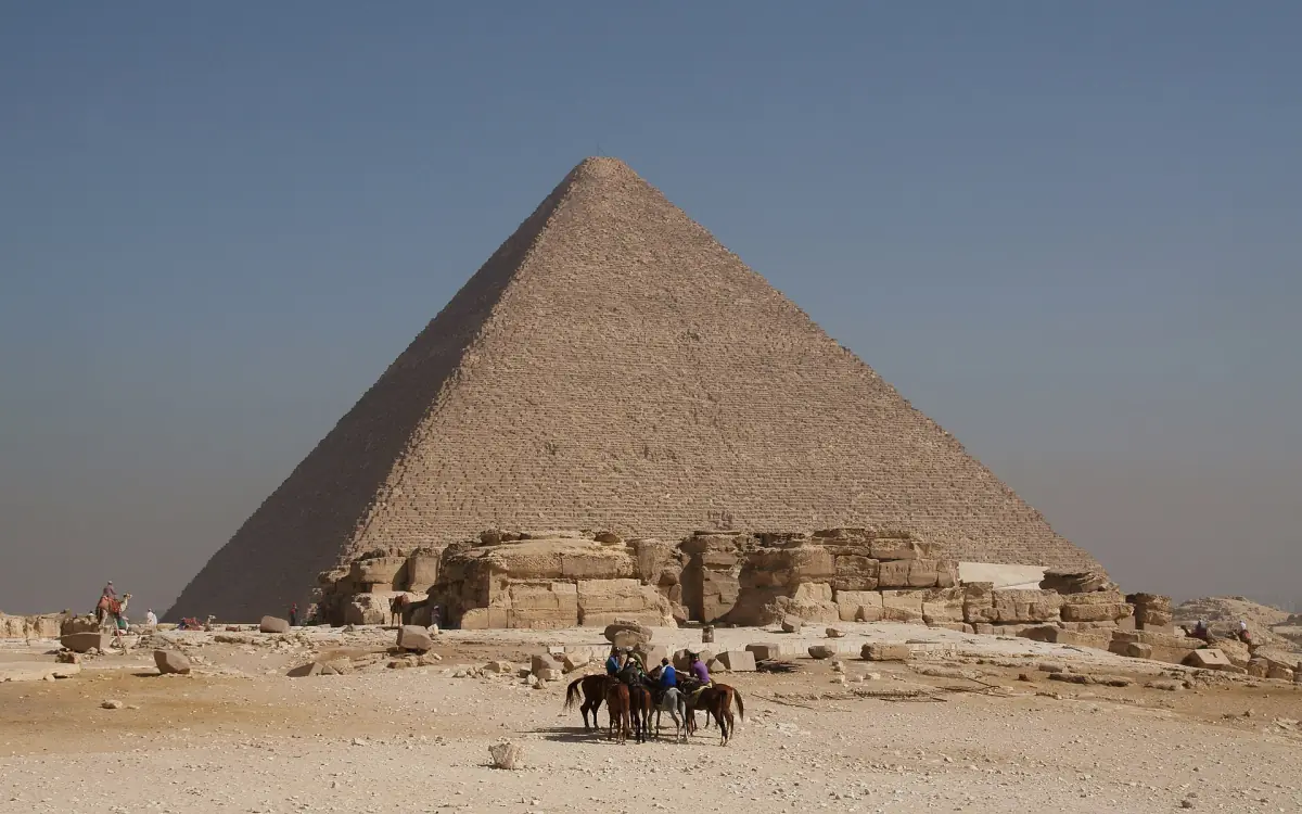 La grande pyramide de Gizeh